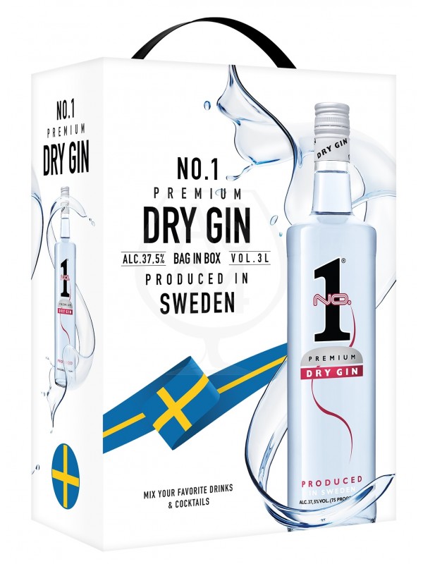 Alkostore24 No 1 Premium Dry Gin Bib 30l Ginit Väkevät Alkoholit